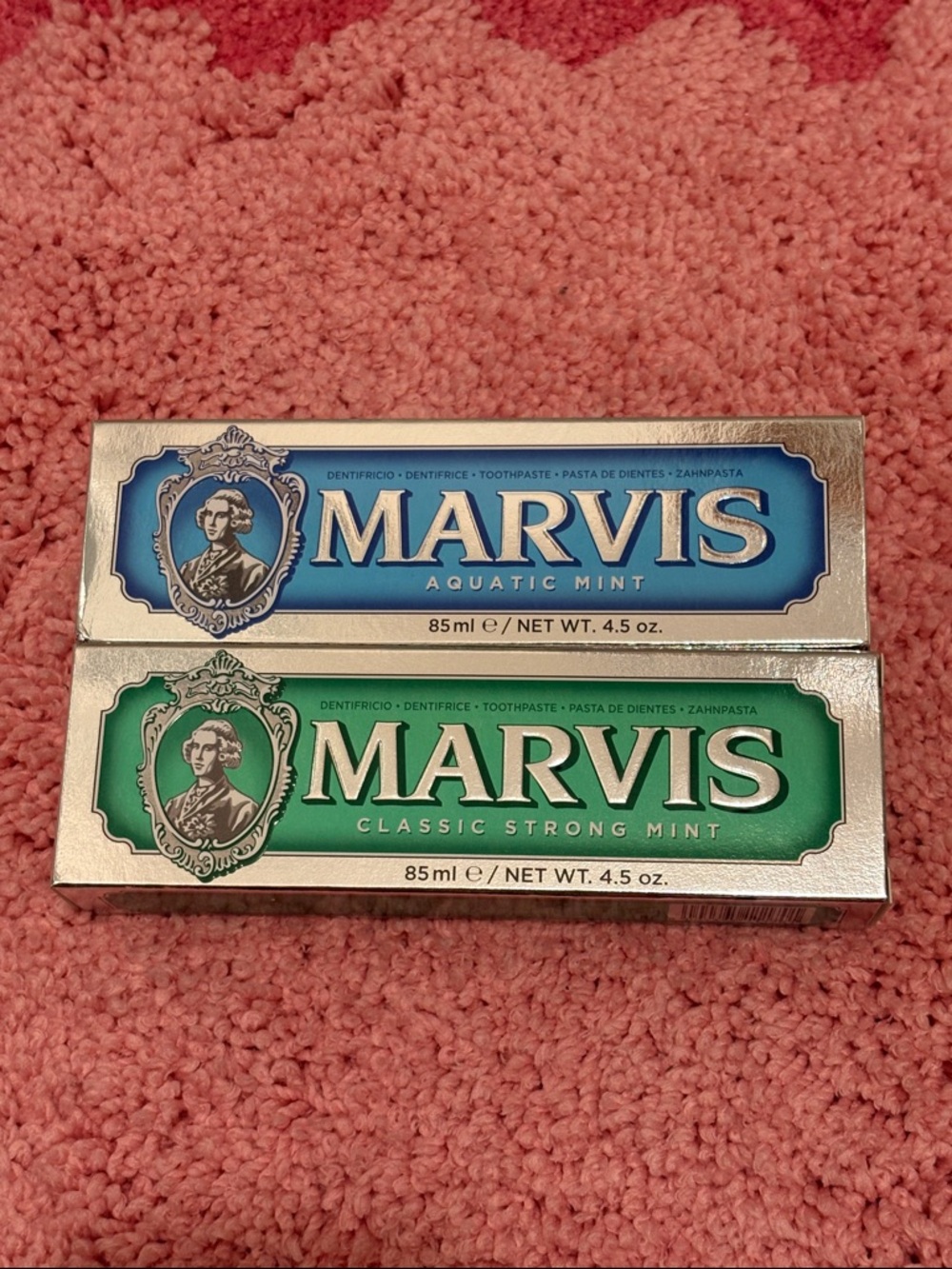 Marvis Toothpaste Bundle - Aquatic Mint & Classic Strong Mint